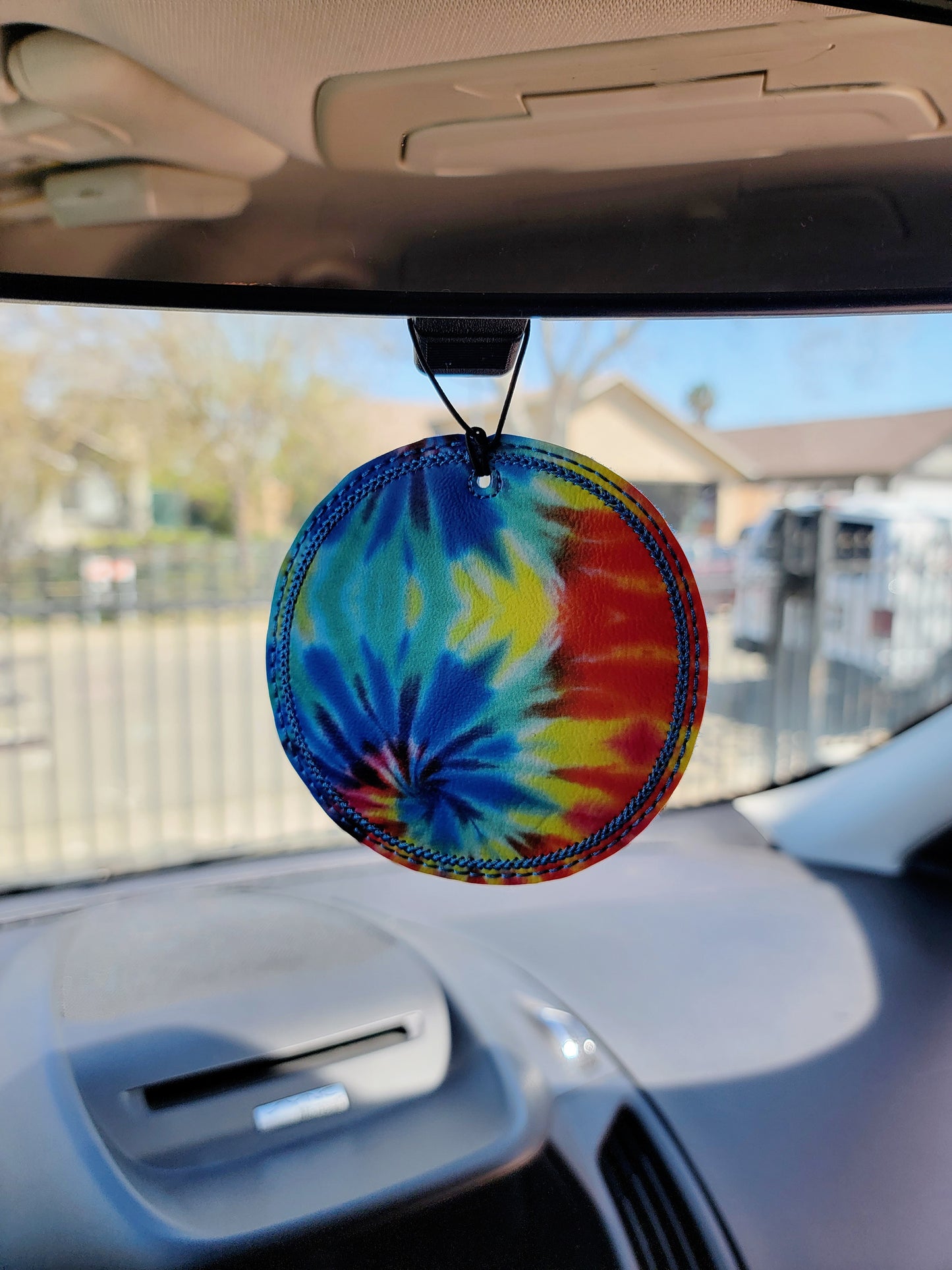 Tie dye/ unscented car freshie