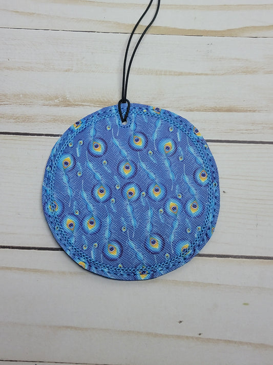 Peacock feathers/ Car freshie