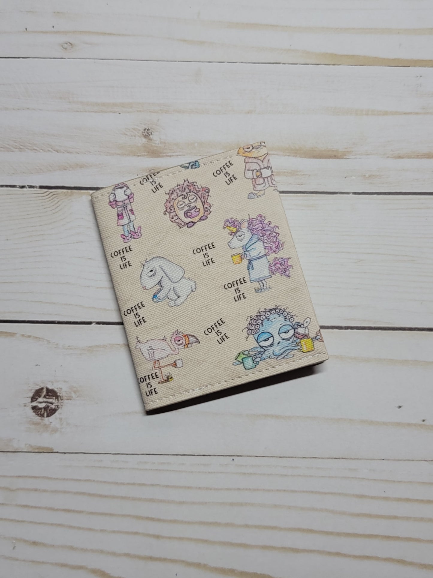 Coffee is life Bifold Mini Wallet