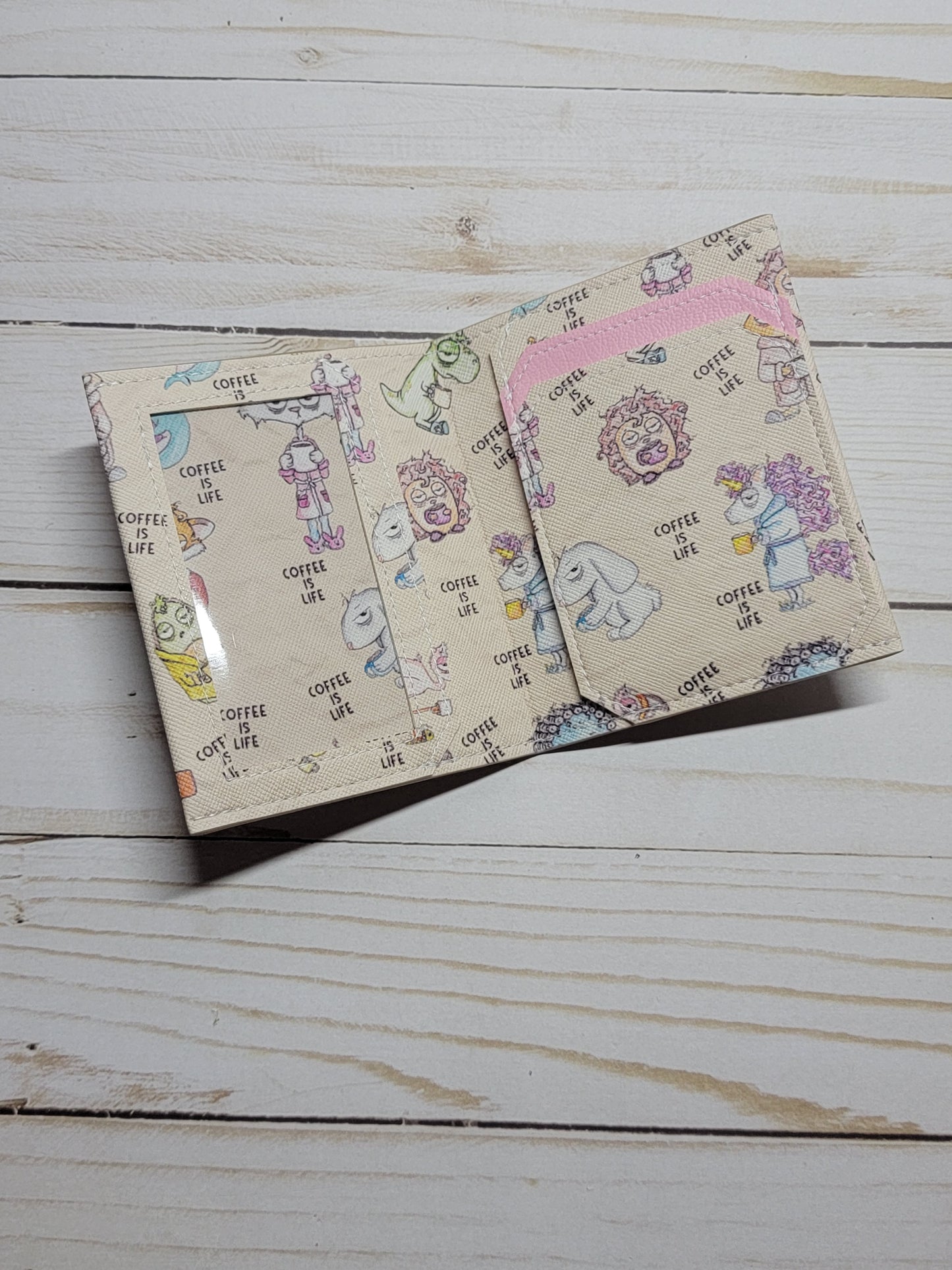 Coffee is life Bifold Mini Wallet