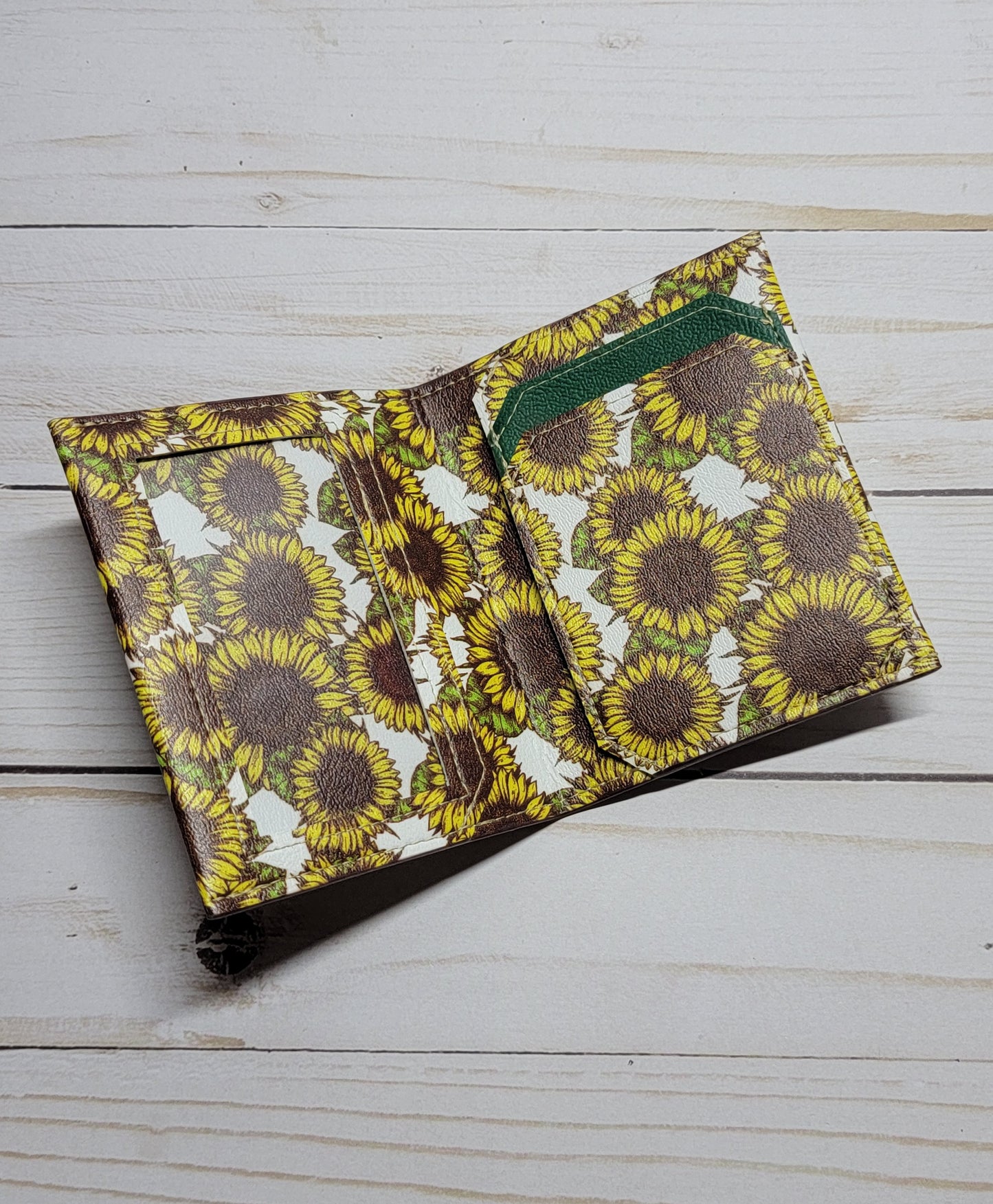 Sunflower Bifold Mini Wallet