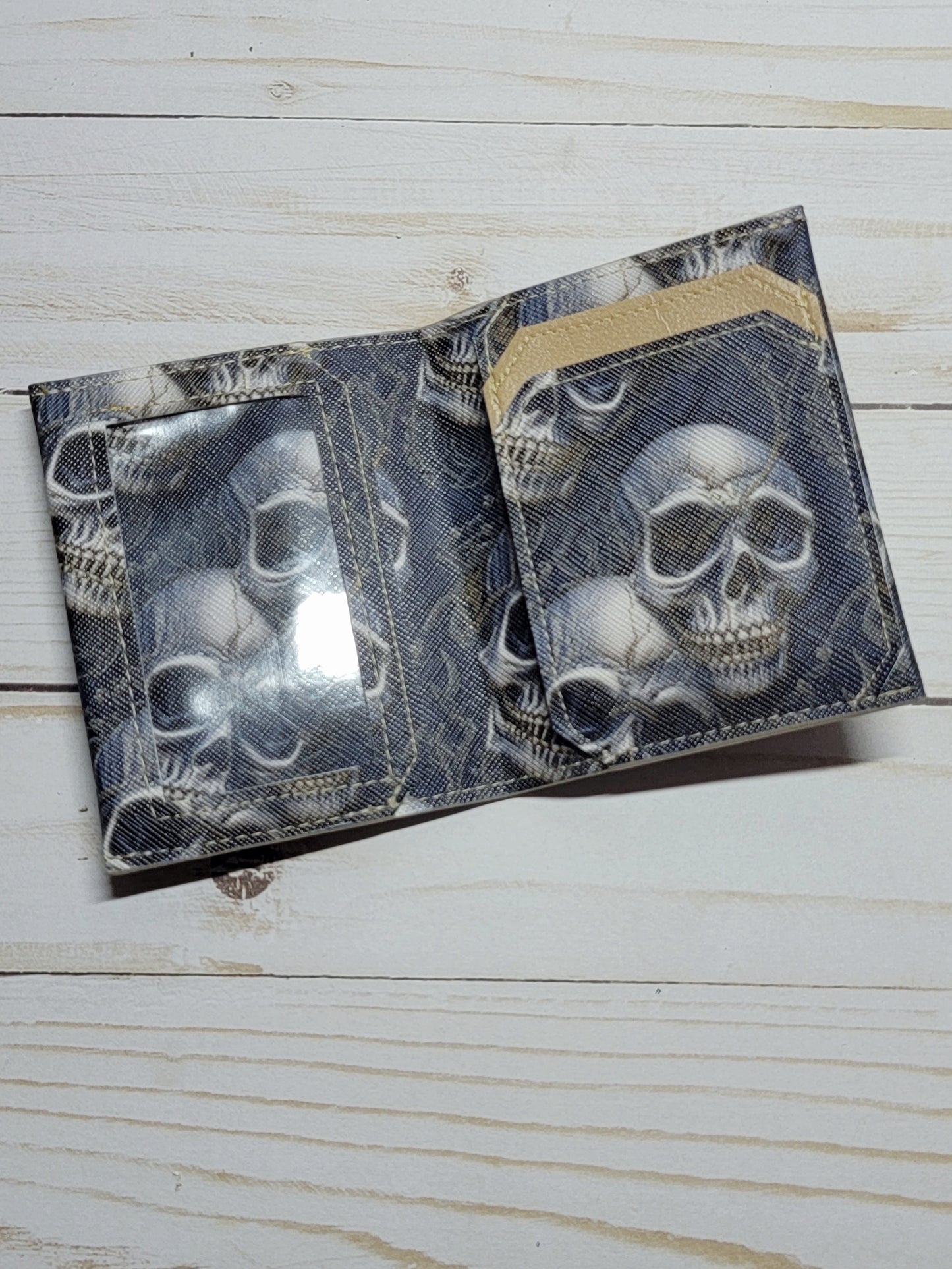 Skulls Bifold Mini Wallet