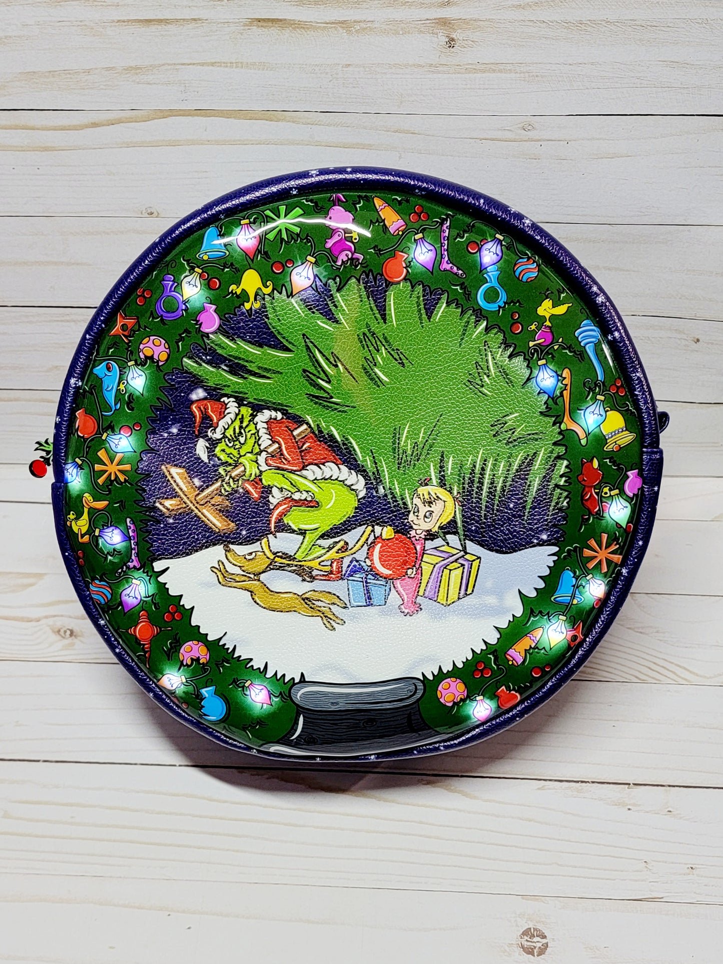 "He's a mean one" Holiday Inspired Crossbody Bag