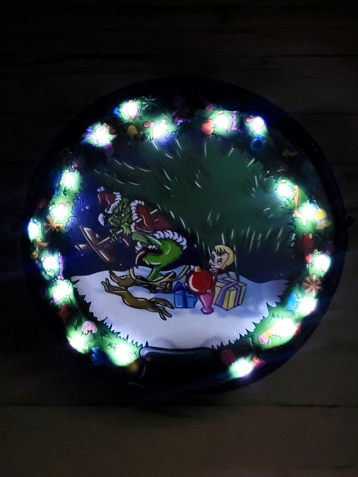 "He's a mean one" Holiday Inspired Crossbody Bag