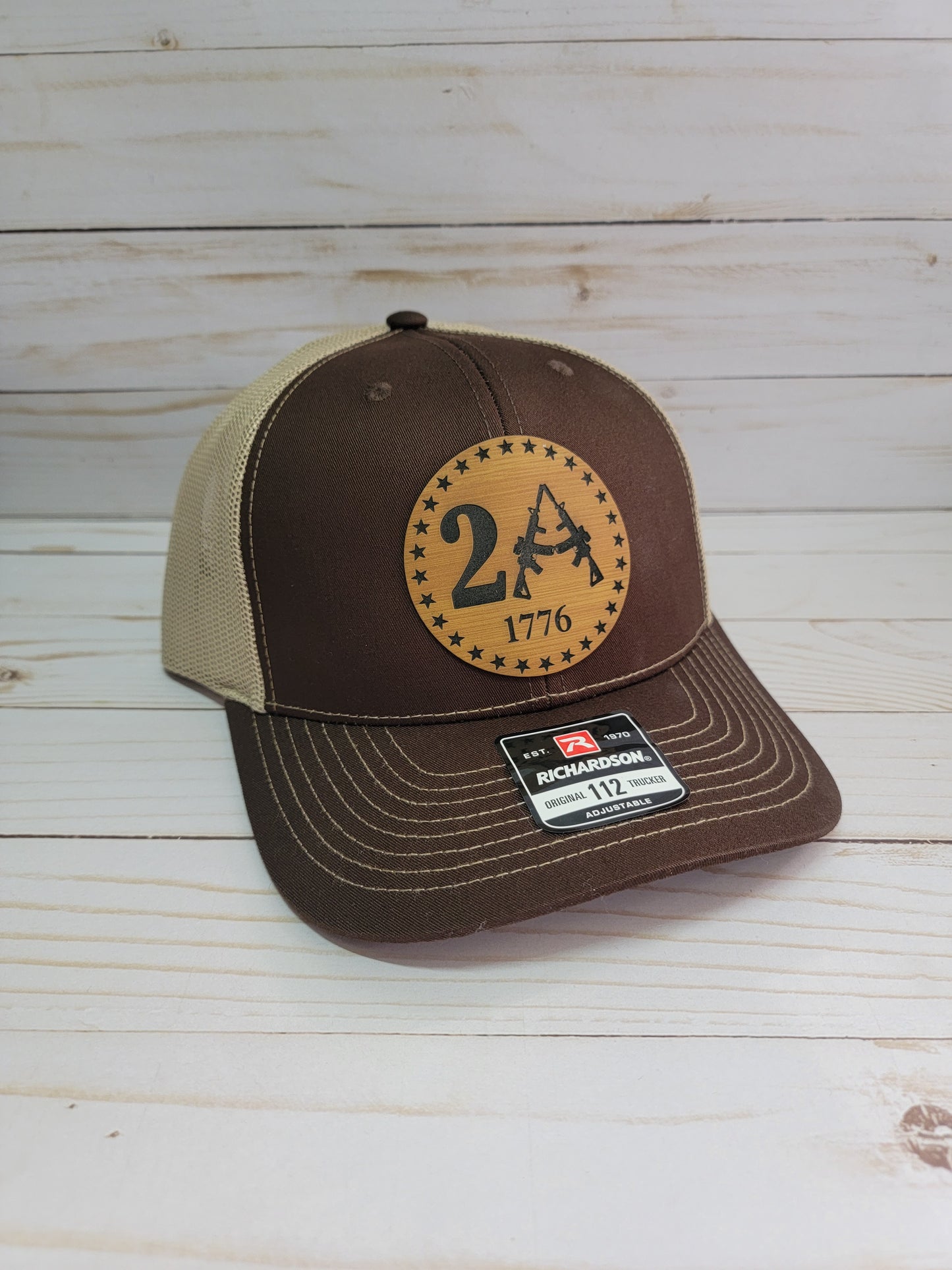 2A 1776// Trucker style snapback hat