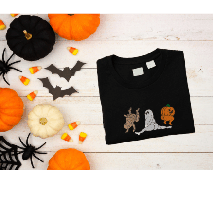 Twerkin Ghouls embroidered sweatshirt