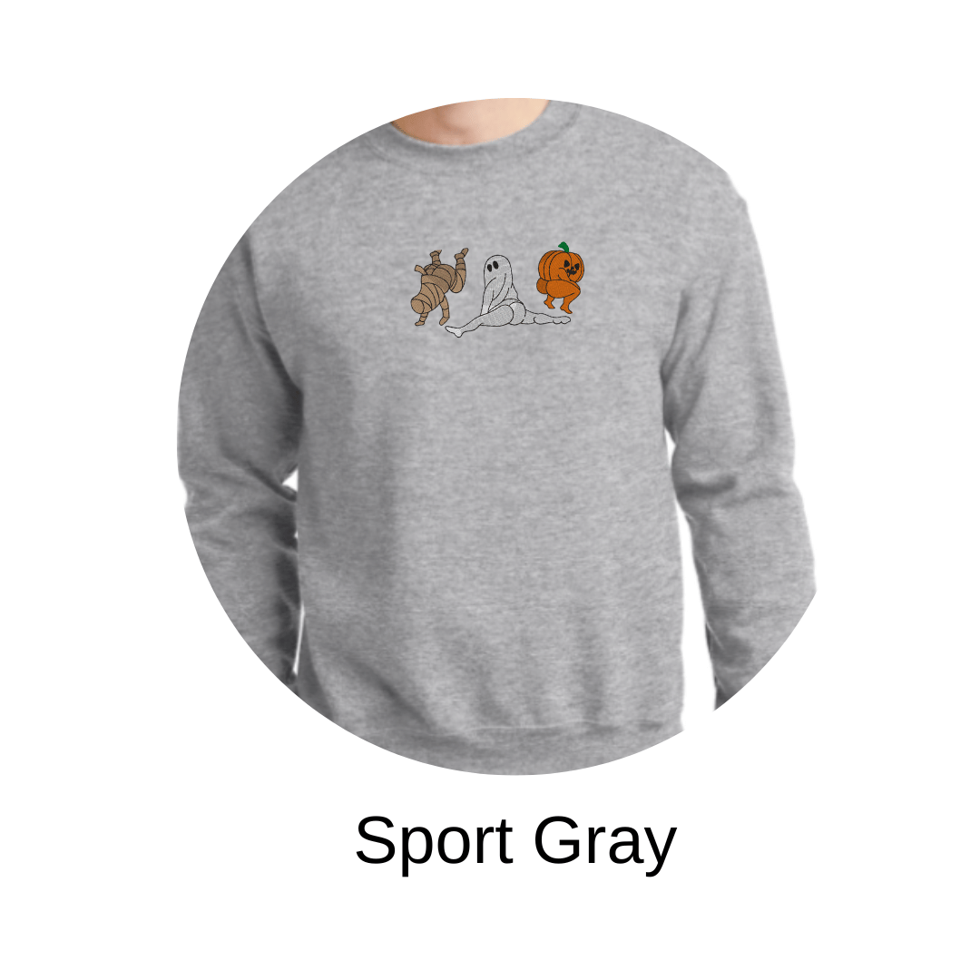 Twerkin Ghouls embroidered sweatshirt