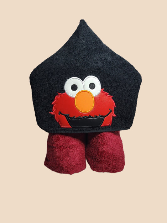 Tickle me puppet/ kids hooded towels