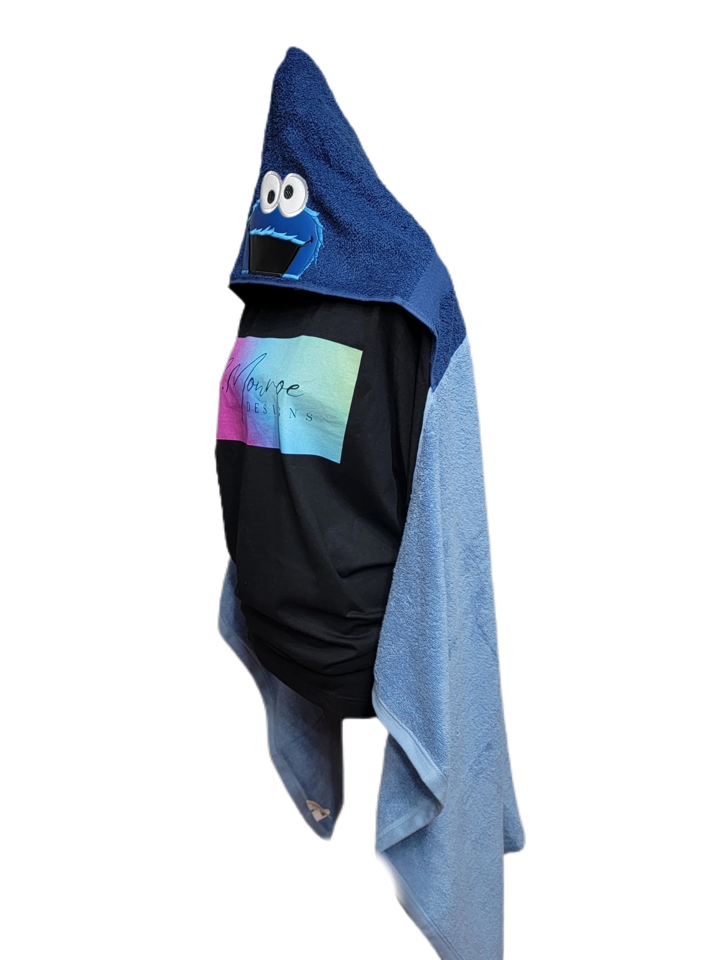 Fluffy cookie puppet/ kids hooded towel