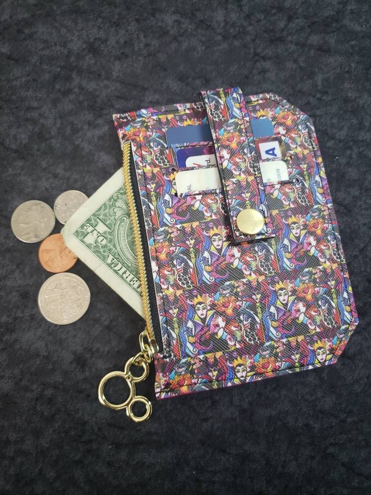 Villain // pocket pal/ minimalist wallet/card holder/ coin pouch