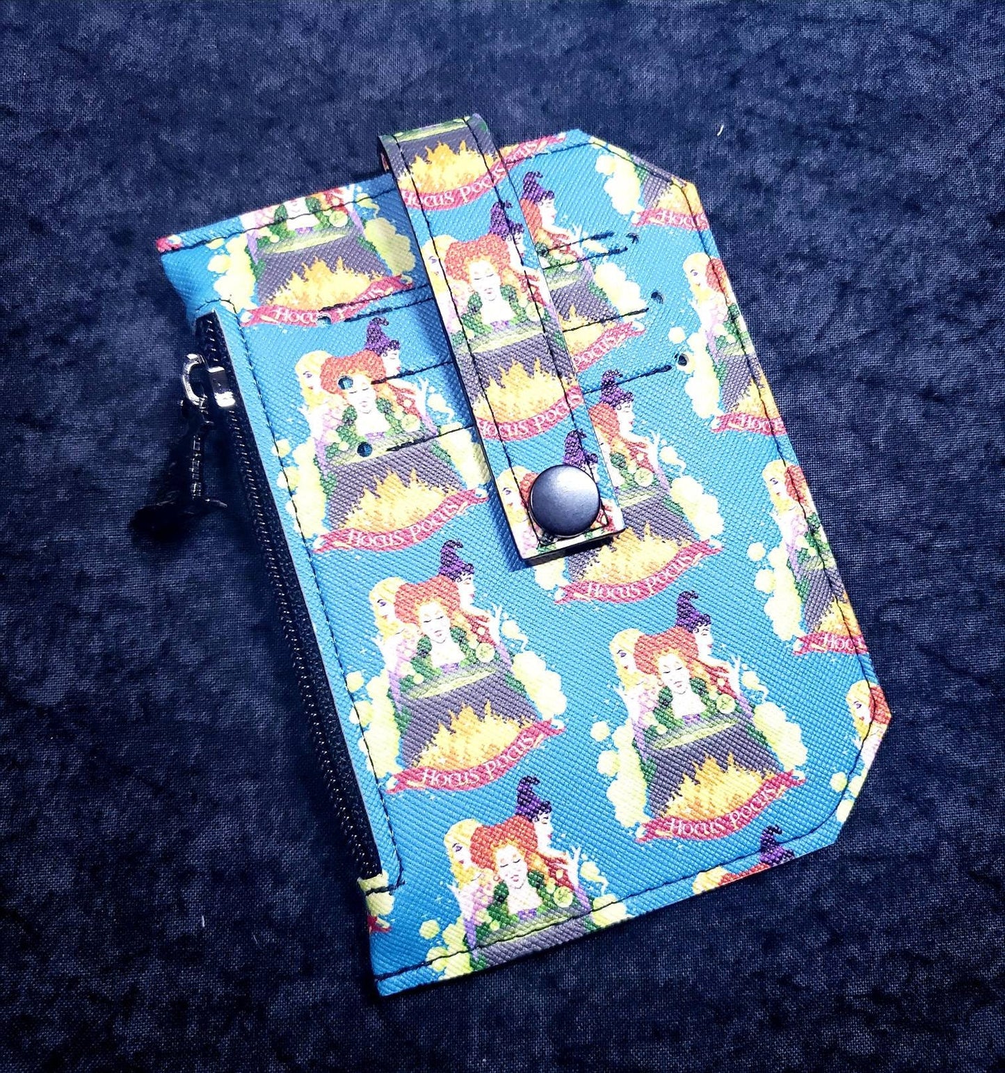 Calderon witches// pocket pal/ minimalist wallet/ card holder/ coin pouch