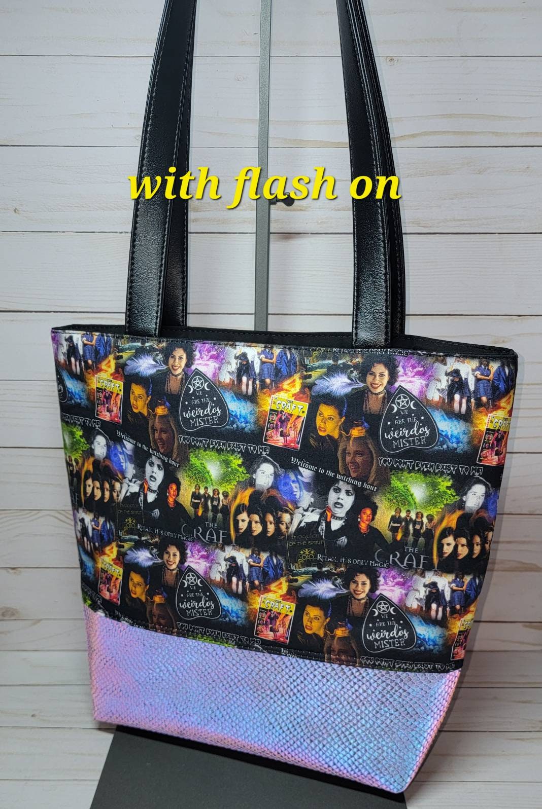 We are the weirdos/ reflective / Tuesday tote/ shoulder bag