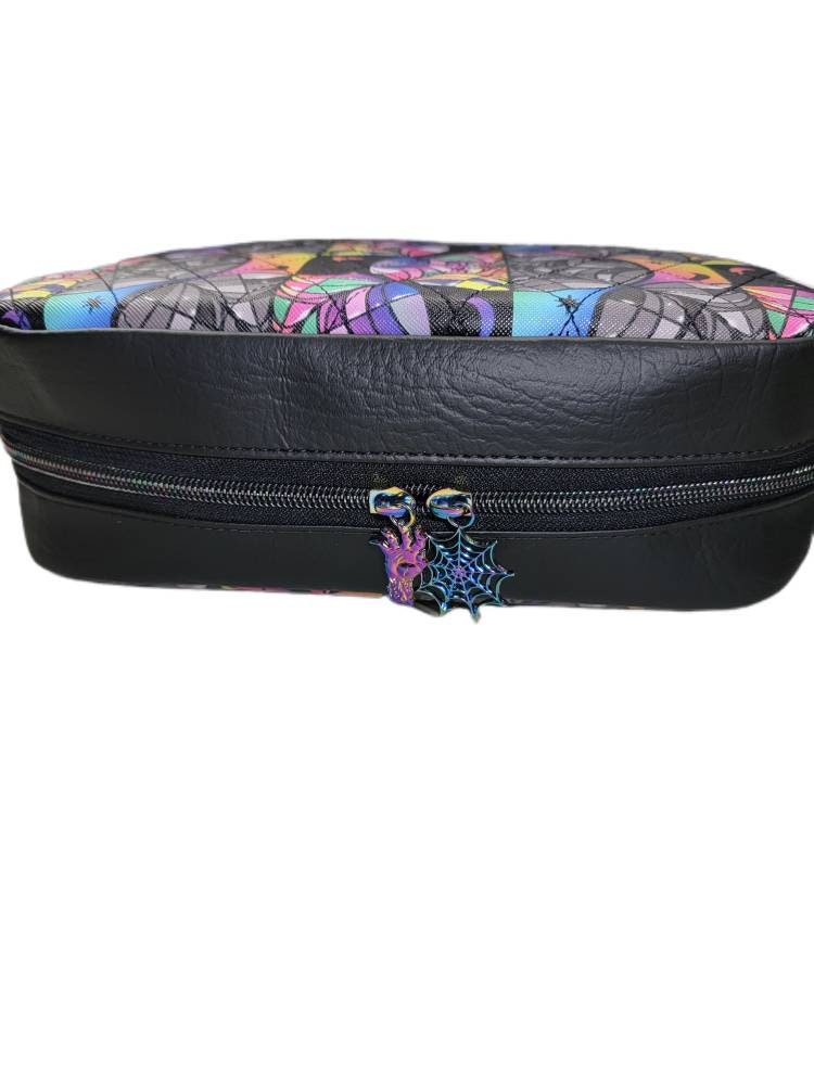 Stained glass roommates/ catalina crossbody/ quilted boxy bag/ card holder/rainbow hardware