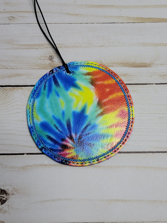 Tie dye/ unscented car freshie