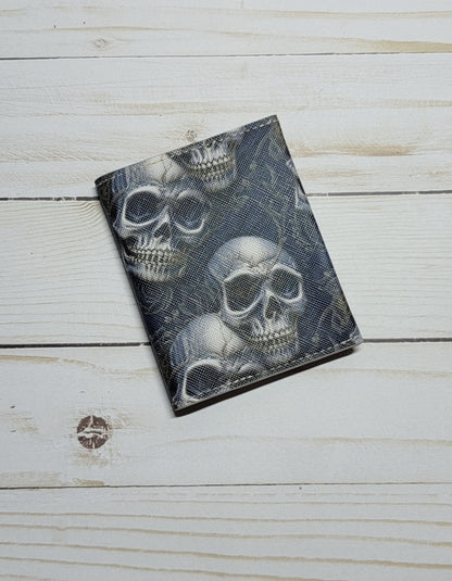 Skulls Bifold Mini Wallet
