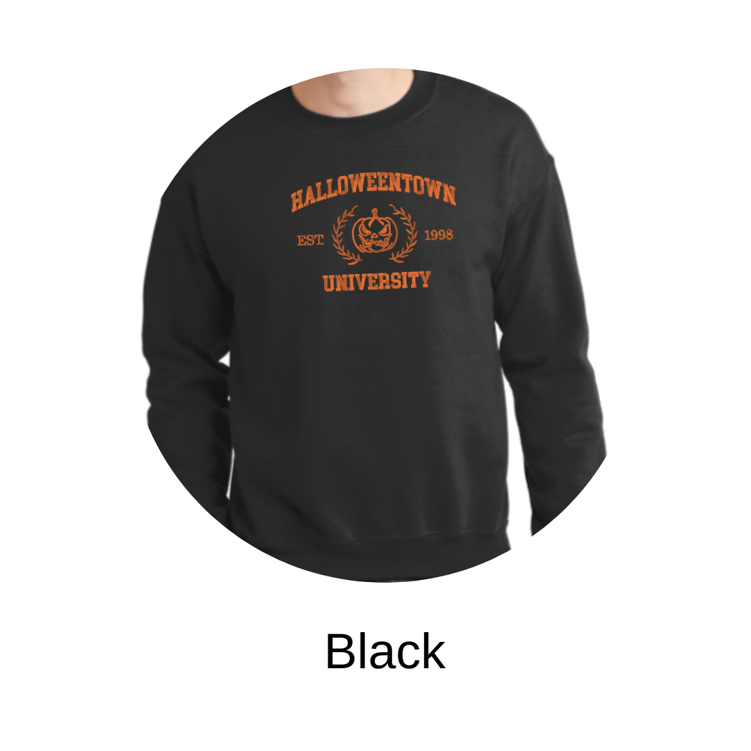 Halloween University embroidered sweatshirt