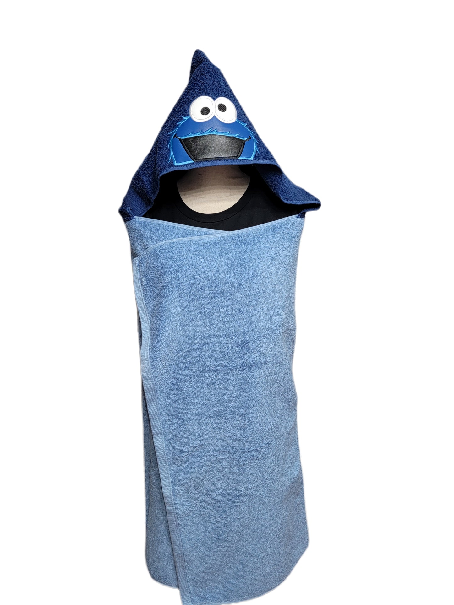 Fluffy cookie puppet/ kids hooded towel