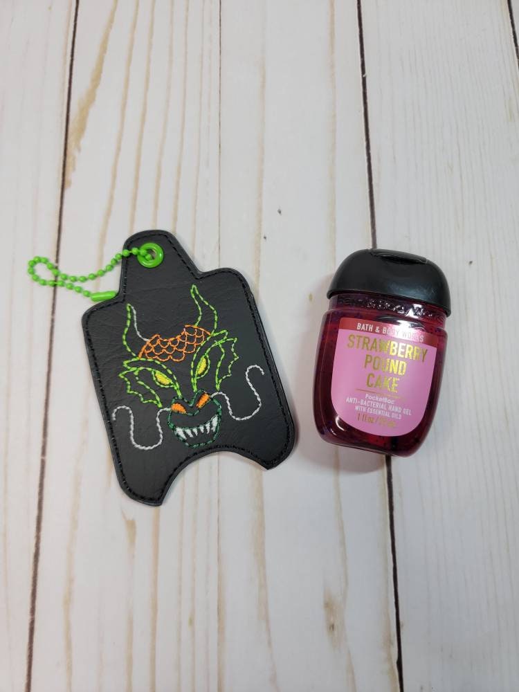 Dragon //hand sanitizer holder// embroidery design